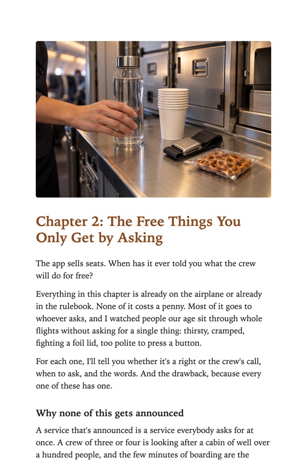 A page from the book: Chapter 2: the free things you only get by asking